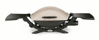 Barbacoa de gas Weber Q 2000 Titanium compacta para terraza