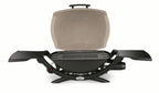 Barbacoa de gas Weber Q 2000 Titanium compacta para terraza